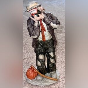 Emmett Kelly Junior Figurine From The Exclusive Collection By Flambro